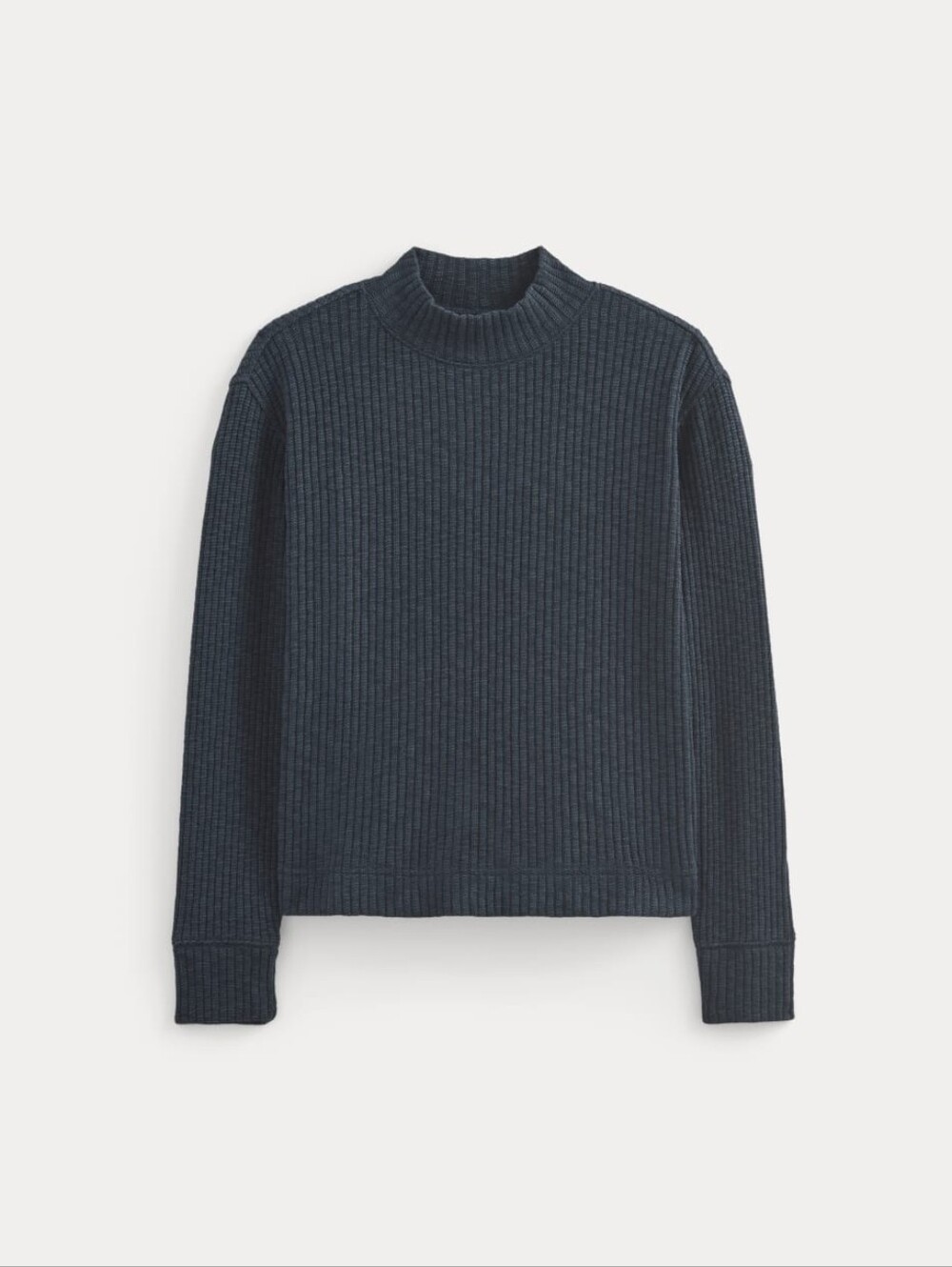 Everlane The Cozy Rib Funnel-Neck | Navy